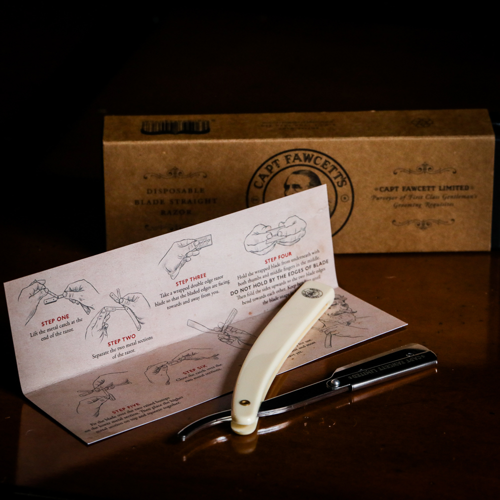 CAPTAIN FAWCETT – STRAIGHT RAZOR DISPOSABLE BLADE