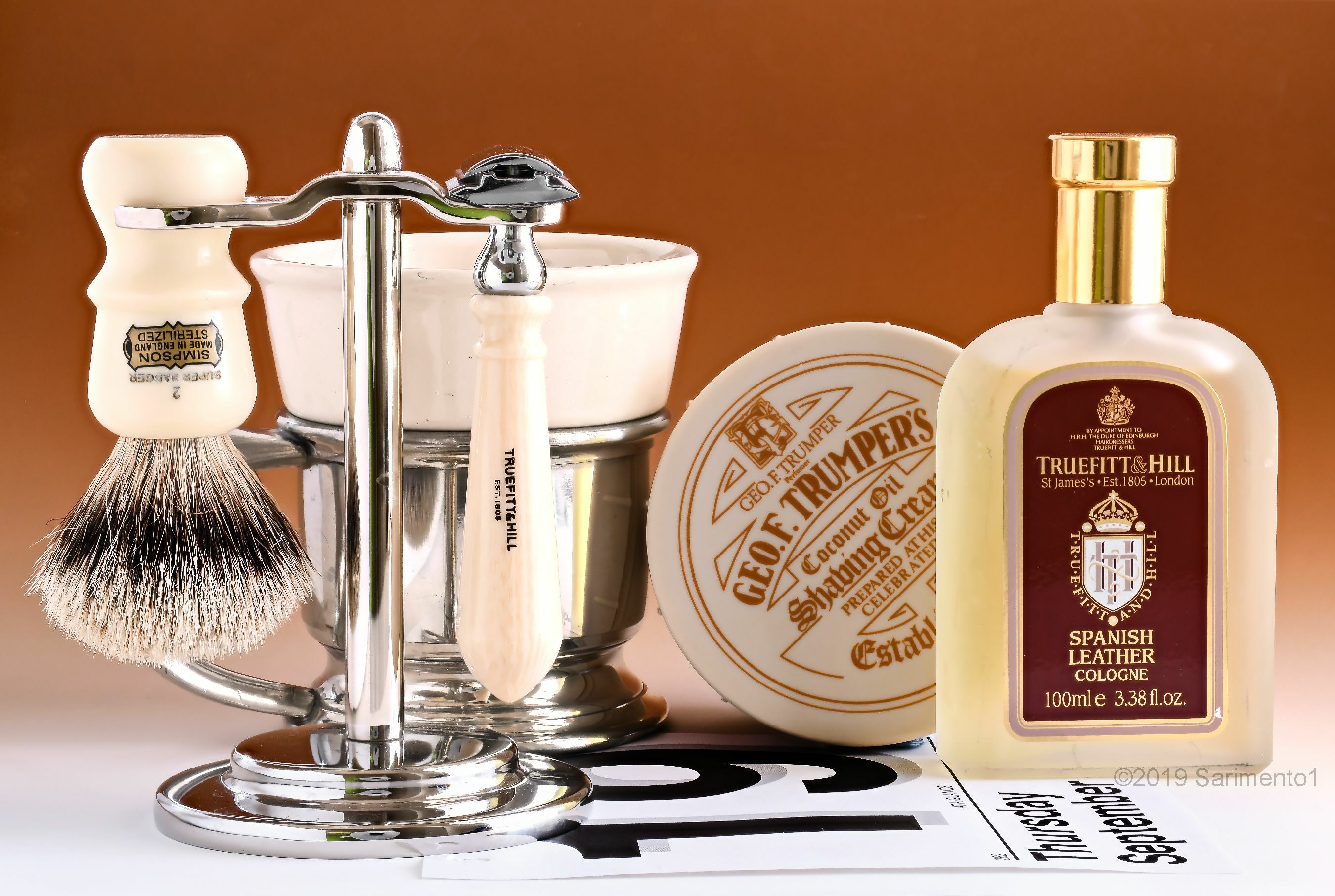 Geo F. Trumper Spanish Leather Soft Shaving Cream 200G