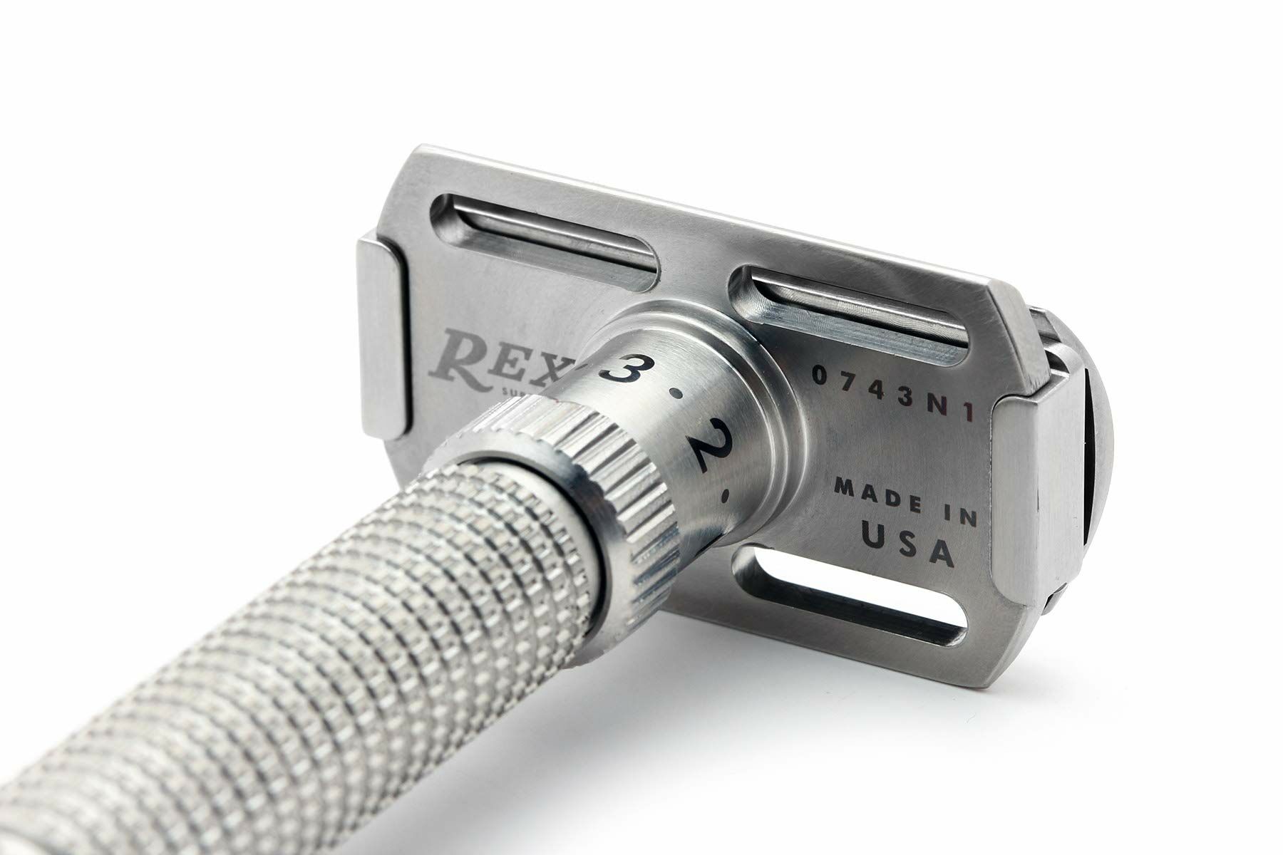 Rex Supply Co. Ambassador Adjustable Stainless Steel DE Razor