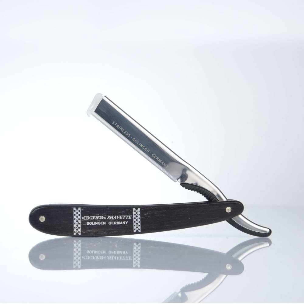 DOVO Shavette Ebony Wood