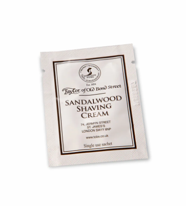 Taylor Of Old Bond Street Shaving Cream Sample Pack 5ml *Sandalwood