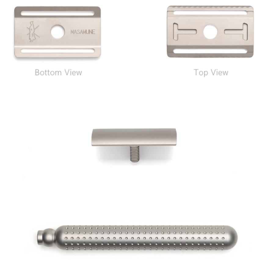 TATARA Masamune Razor Closed Comb (Stainless Steel)