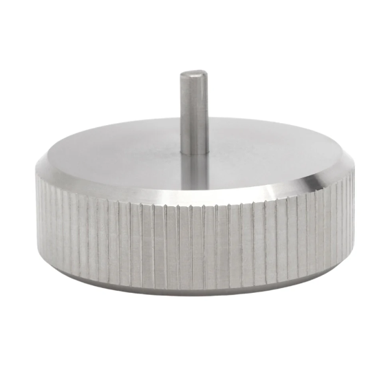 Knurled Stainless Steel Razor Stand